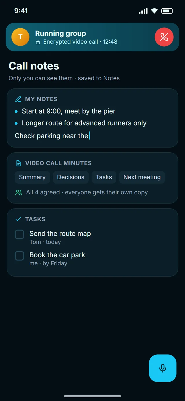 From meeting to minutes