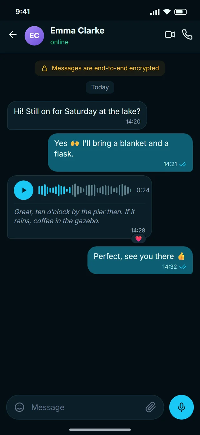 Say it with your voice